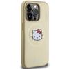 Hello Kitty Leather Kitty Head Magsafe Case For Iphone 14 Pro Max - Gold