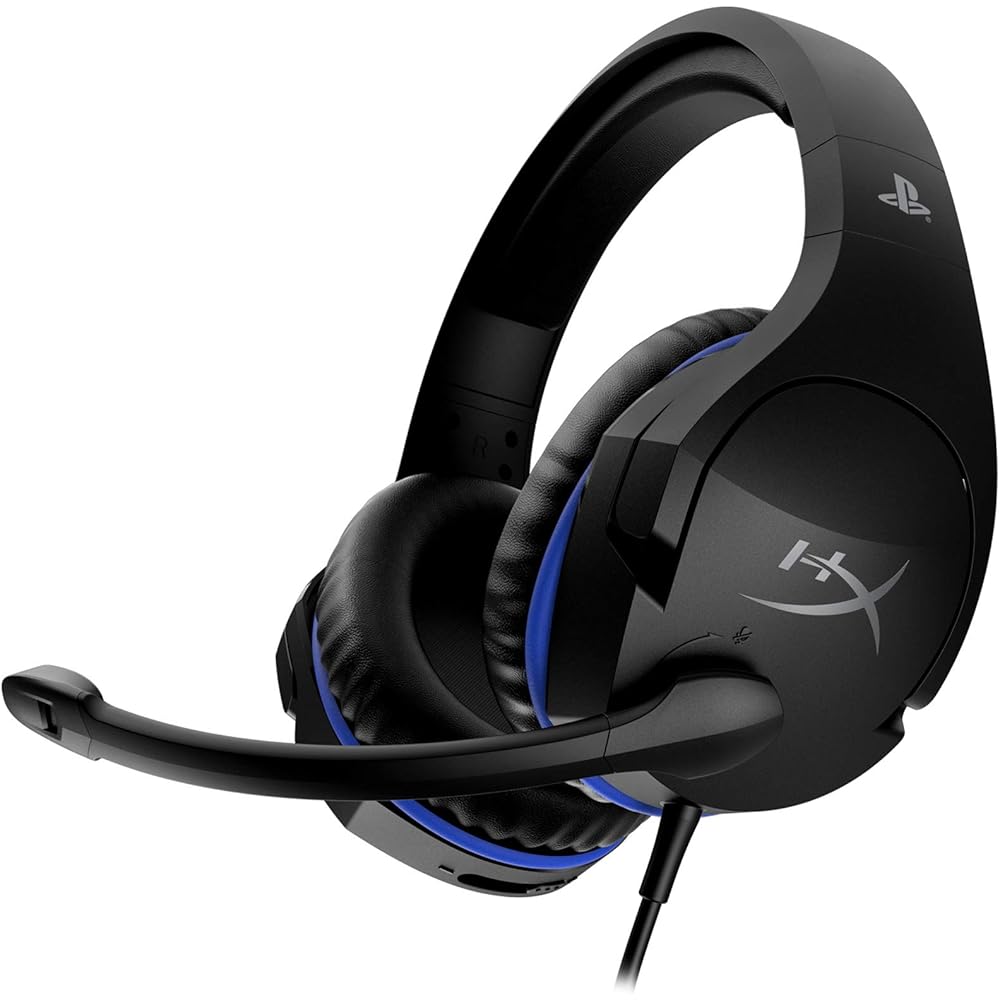 Игровая гарнитура HyperX Cloud Stinger Легкая Черная Совместима с PS5 PS4 Гарантия 2 года