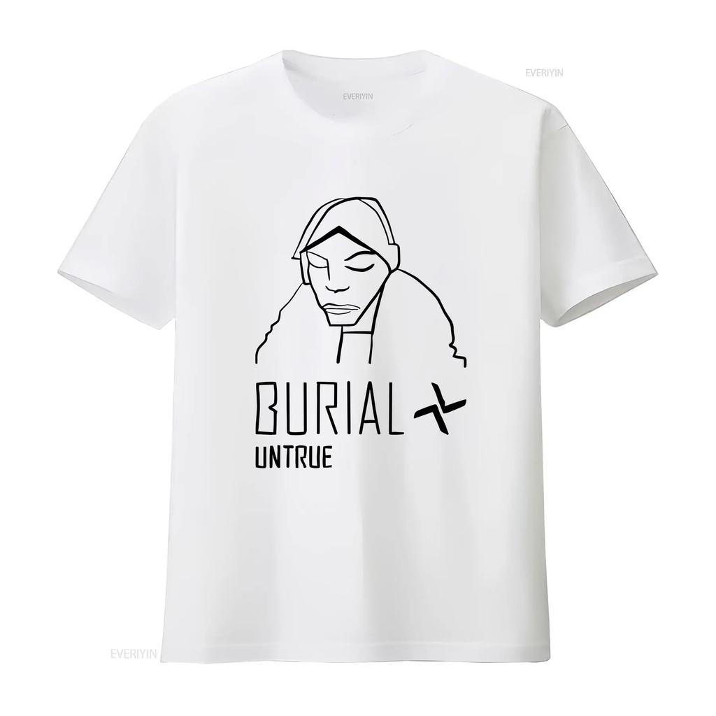 Burial Untrue Album T Shirt S 5xl Fast Shipping Vintage Slightly Stretched Streetwear Fashion Soft Designer Clothes