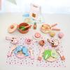 Kids Wooden Cooking Role Play Set Bear Themed Kitchen Toys For Education Early