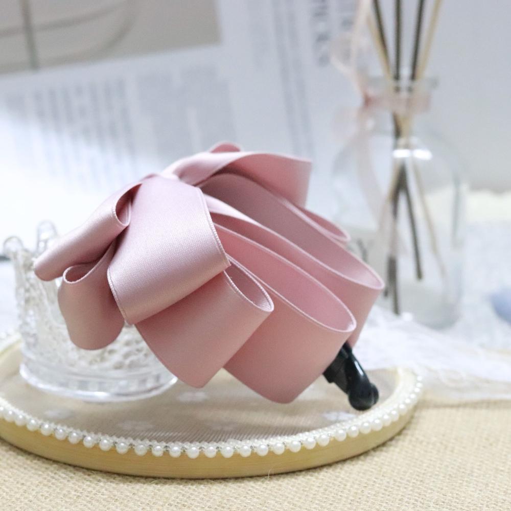 Hair Accessories Sweet Korean Women Girls Ponytail Holder Bow Hairpin Banana Clip Vertical Clip