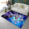 Megaman Cartoon Rockman Retro Games Carpet Rug for Home Living Room Bedroom Sofa Doormat Decor,Child Area Rug Non-slip Floor Mat
