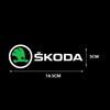 BATP9 Автомобильный Логотип Эмблема Наклейка на Кузов Багажник Декор Для Skoda Octavia Fabia Kamiq Super Rapid Scala VII Kodiaq Авто Аксессуары
