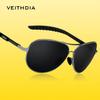 VEITHDIA Classic Pilot Sunglasses Polarized UV400 Lens Men Sun Glasses Brand Designer Male Glasses Eyewears for Men V3088