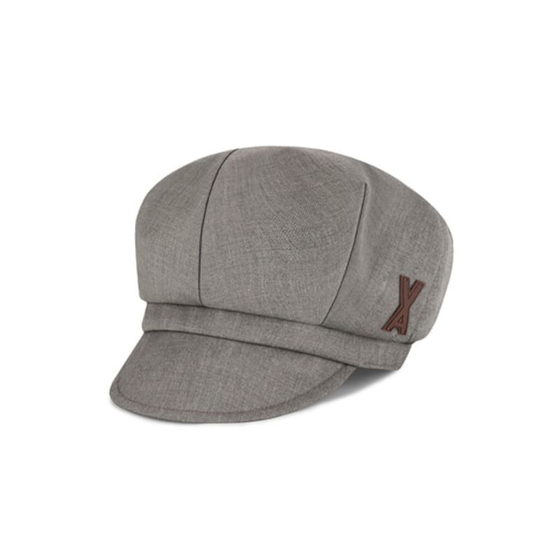 VARZAR VA Patch High Crown Dart Cap Oyster Grey