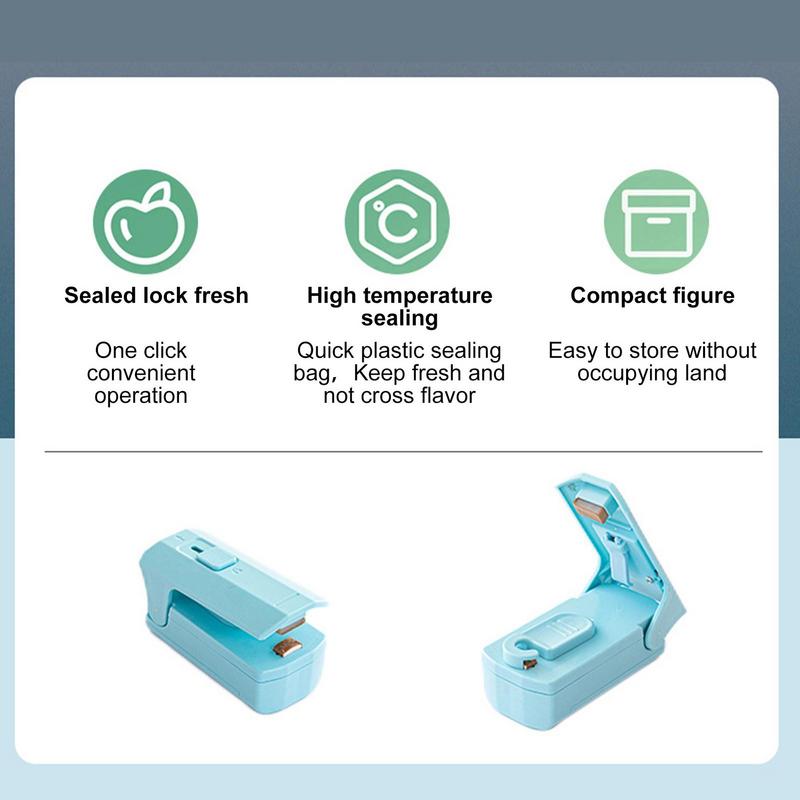 Gripstick Bag Sealers Convenient Small Snack Bag Sealer With Cutter Commercial Food Packaging Equipment For Young Old