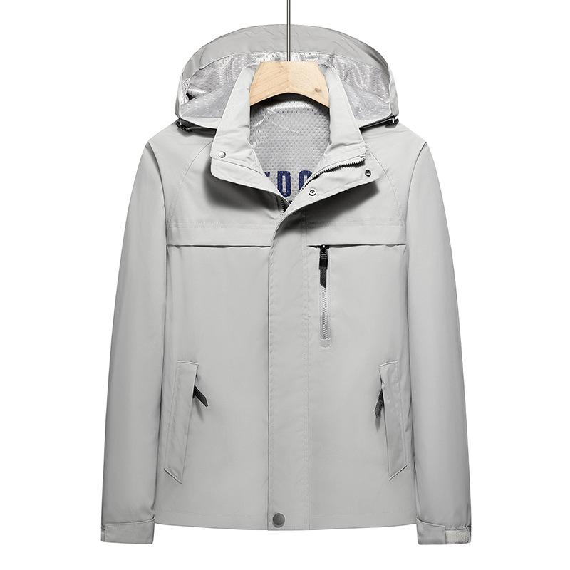 Большой размер Новая куртка Мужская куртка Мужская рабочая куртка Весенне-осенняя куртка Рабочая куртка Мужская трендовая