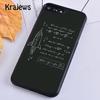 Мягкий чехол Krajews Science Physics Equation для iPhone 14 5 6s 7 8 plus X XR XS 11 12 13 pro max Samsung S21 S22ultra