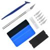 1set Car Wrapping Tools Kit Vinyl Scraper Cutter Film Squeegee Vinyl Spatulas Plastic Wrap Tools Window Tinting Tools