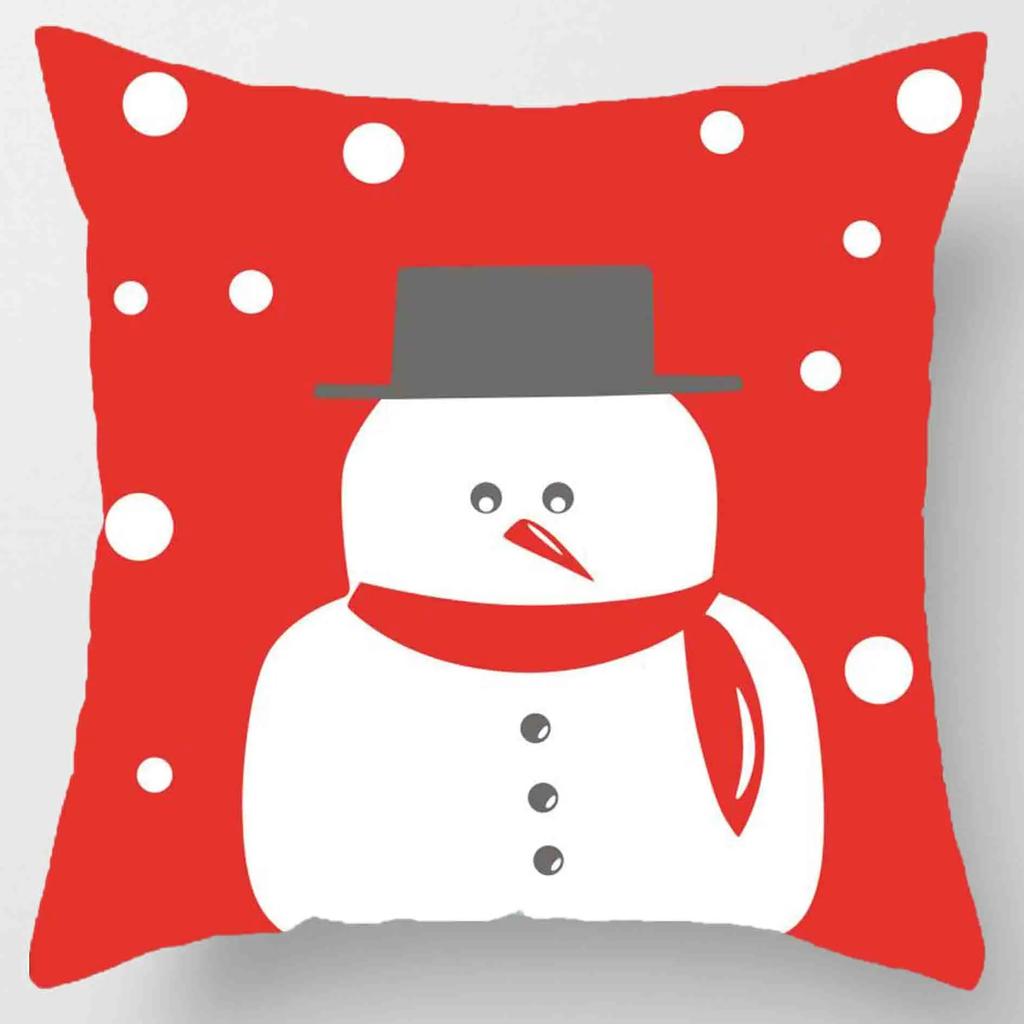 Christmas Themed Pillowcases Car Accessories Office Santa Claus Living Room Sofa Home Pillowcases