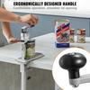 Commercial Can Opener, Heavy-Duty Manual Tabletop Cans Opener for Cans Up to 300 mm Height, Height-Adjustable Can Openers Fixed with Screws & Table