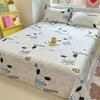1pcs  Cotton Bed Sheet Flower Series Printed Double Top King Sheets for Girls Boys Kids Single Queen King Size Bed Linen