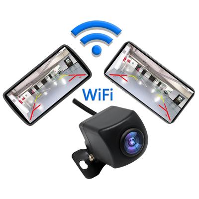 Автомобильная камера заднего вида, водонепроницаемая, WIFI, 170 градусов, WiFi, камера заднего вида, видеорегистратор HD, ночное видение, мини для iPhone, Android, 12 В, автомобили