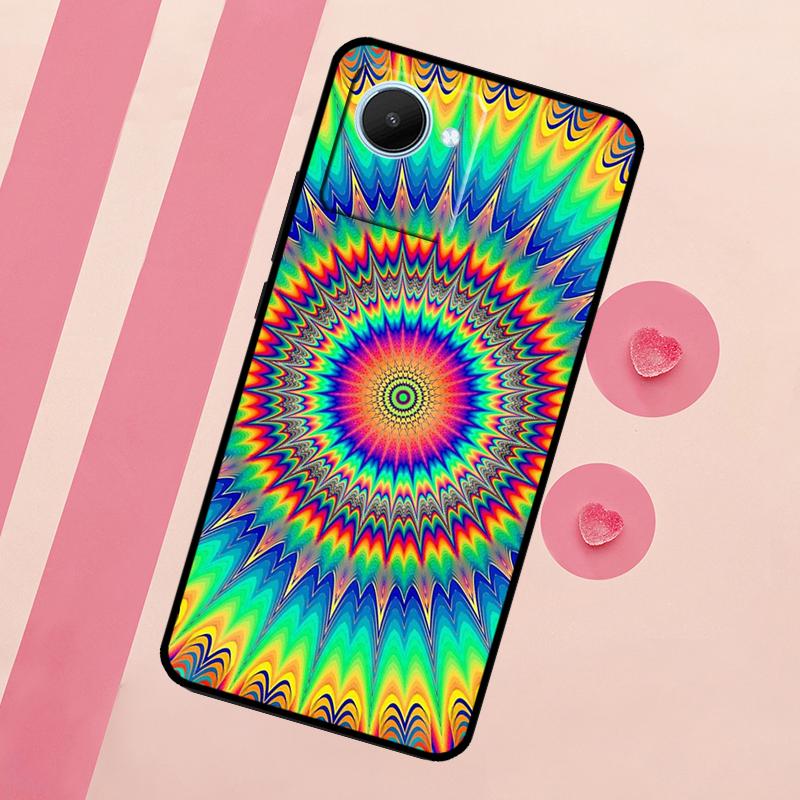 Vintage Ornament Case For Realme 11 Pro Plus 10 9 GT Neo 5 3 3T C11 C15 C25s C21Y C30 C31 C33 C35 C53 C55