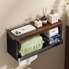 Handun Walnut Wood Bathroom Toilet Paper Holder