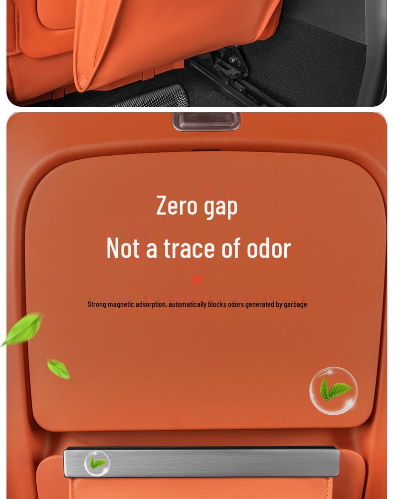 Compatible with Ideal L6-L9/i6-i8 Car Magnetic Trash Bag for Seat Back