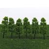[Generic] 20 Pagoda Tree Model Trees for Railway Model Dioramas and Miniature Gardens