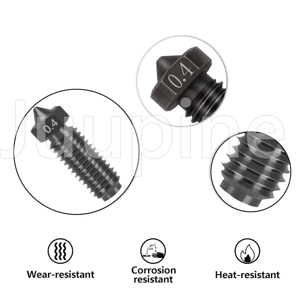 For Anycubic Kobra S1 Nozzle Hardness Brass 0.8 0.6 0.4 0.2 Kobra S1 Combo Metal Nozzle Kobra S1 Hotend 3d Printer Accessrories