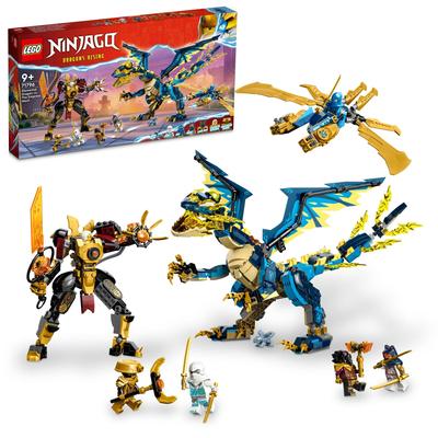 LEGO Ninjago Element Dragon Imperial Mecha Suit Игрушка Подарок на день рождения Блок Рождество Мальчики Девочки Дети 9 лет 10 лет 11 лет