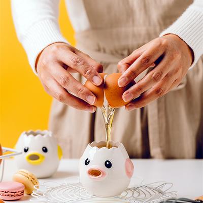 Милый куриный керамический сепаратор для яичного белка, креативный сепаратор для яичного желтка, фильтр, инструменты для выпечки, кухонные аксессуары, практичные