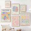 Abstract Henri Matisse Canvas Painting Aesthetic Danish Pastel Posters and Print Modern Wall Art Pictures for Living Room Decor