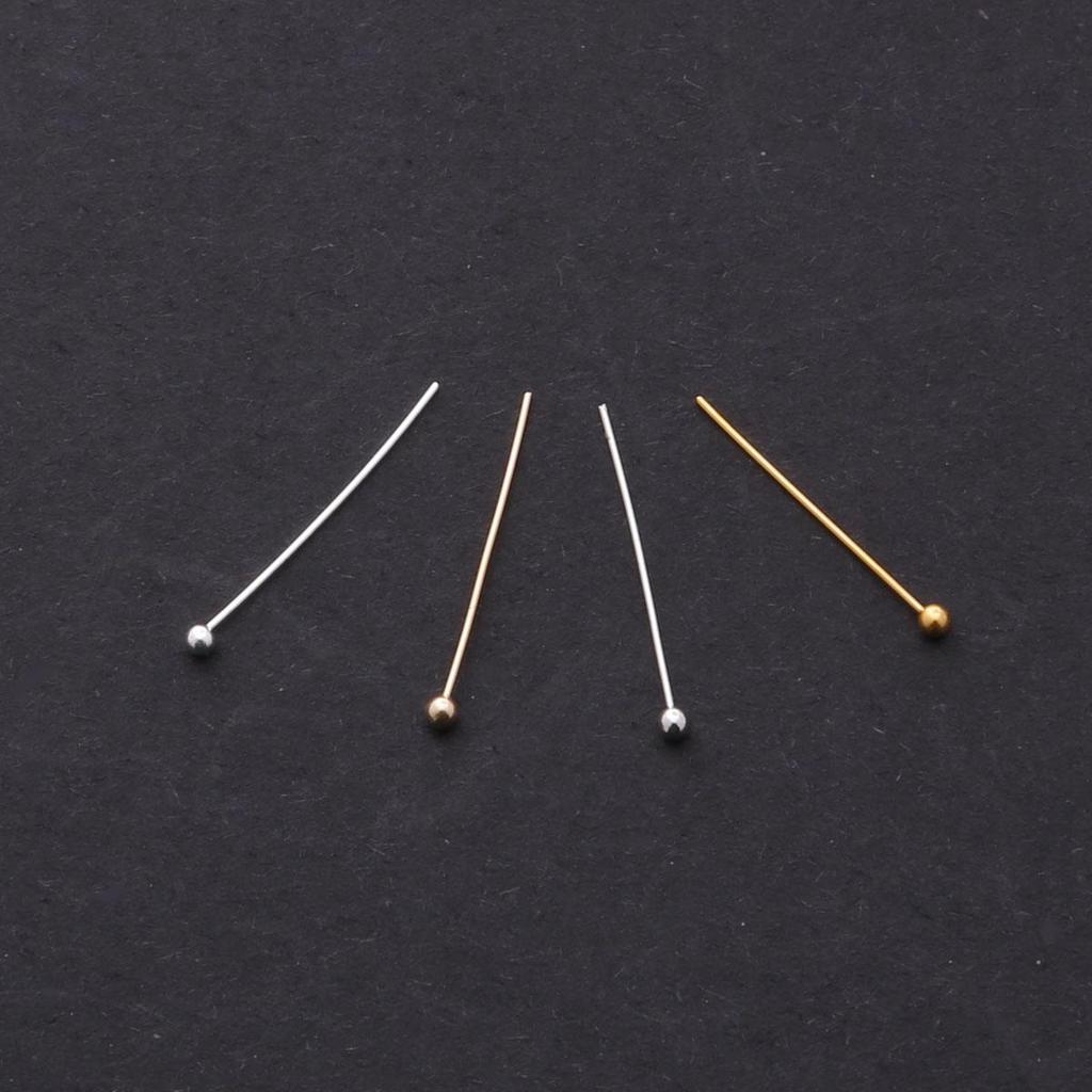 20mm Head Pin Ball Needles Supplies for Jewelry Making DIY Accessories Necklace Bracelet Earring