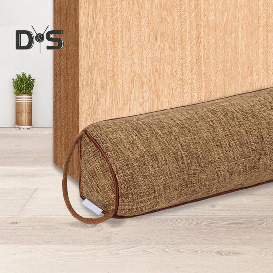 Triangle Door Drafts Stopper Weighted Under-Door Snake with Loop Light Wind Cold Air Noise Blocking Soundproof Door Bottom Seal Strip Front Door Gap