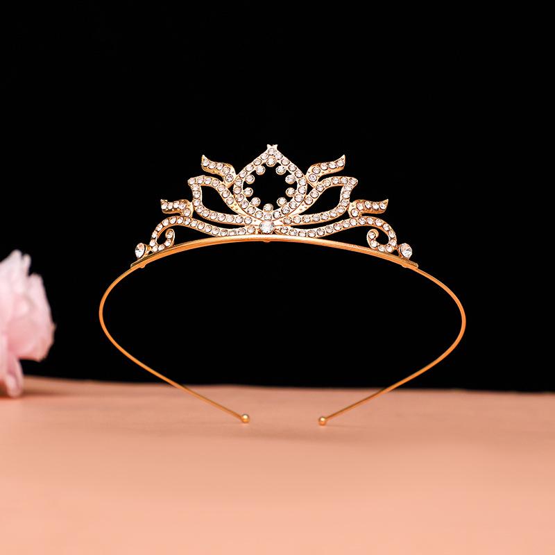 Детская диадема-корона принцессы со стразами - Милая гребень в виде кролика и кошки с бриллиантами для девочек