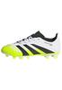 Футбольные бутсы Adidas Junior Predator Club FXG для мальчиков и девочек, обувь лимонного цвета, см 17-24,5 см, белый/черный основной/прозрачный (JH8868) 17.0