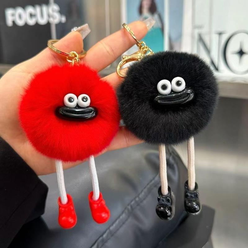 Милые Плюшевые Игрушки с Большими Глазами Брелок Мультяшные Брикеты Брелок Брикеты Брелок-Подвеска для Машины Корейский Плюшевый Подвеска для Школьной Сумки