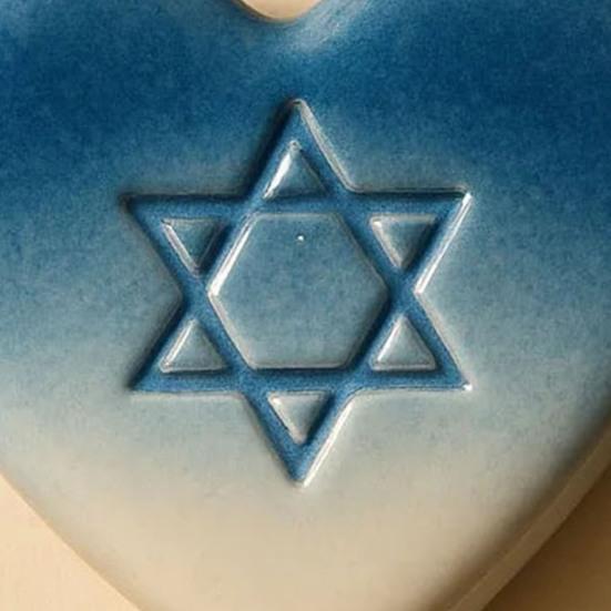 Ханукальный карманный обнимашка с позитивной карточкой Эмоциональная поддержка Любовь Сердце Голубь Дрейдл Звезда Менора Карманный жетон Украшение Вдохновляющее ободрение