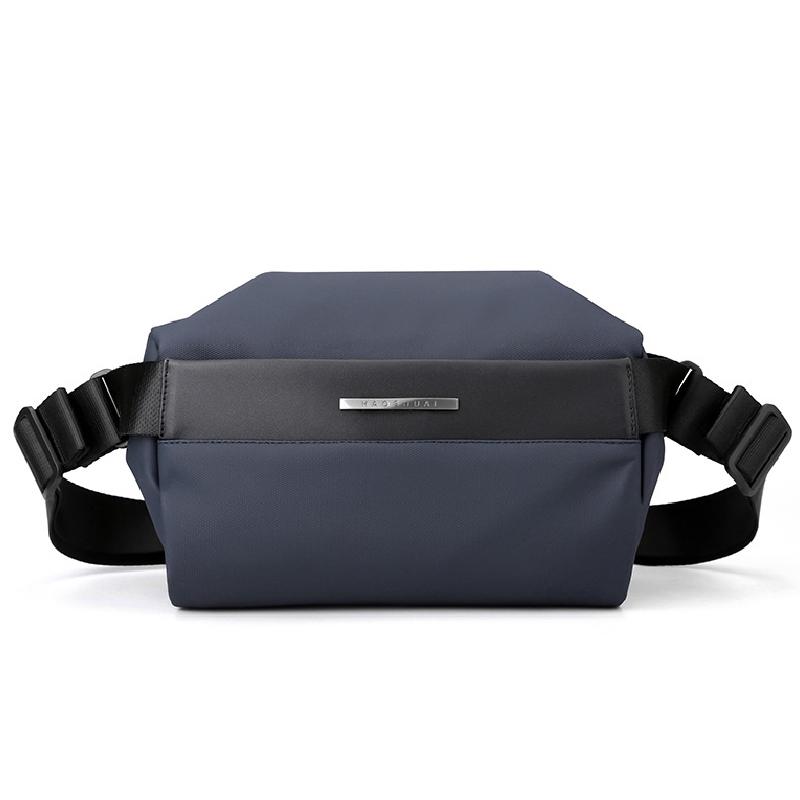 Fashion Solid Color Men Waist Packs 2022 New High Quality Waterproof Nylon Crossbody Bags Casual Sport Storage Chest Bag Pocket