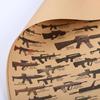 Всемирно известные плакаты с оружием, военные фанаты, винтажный плакат, крафт-бумага, плакаты, настенная наклейка ADM