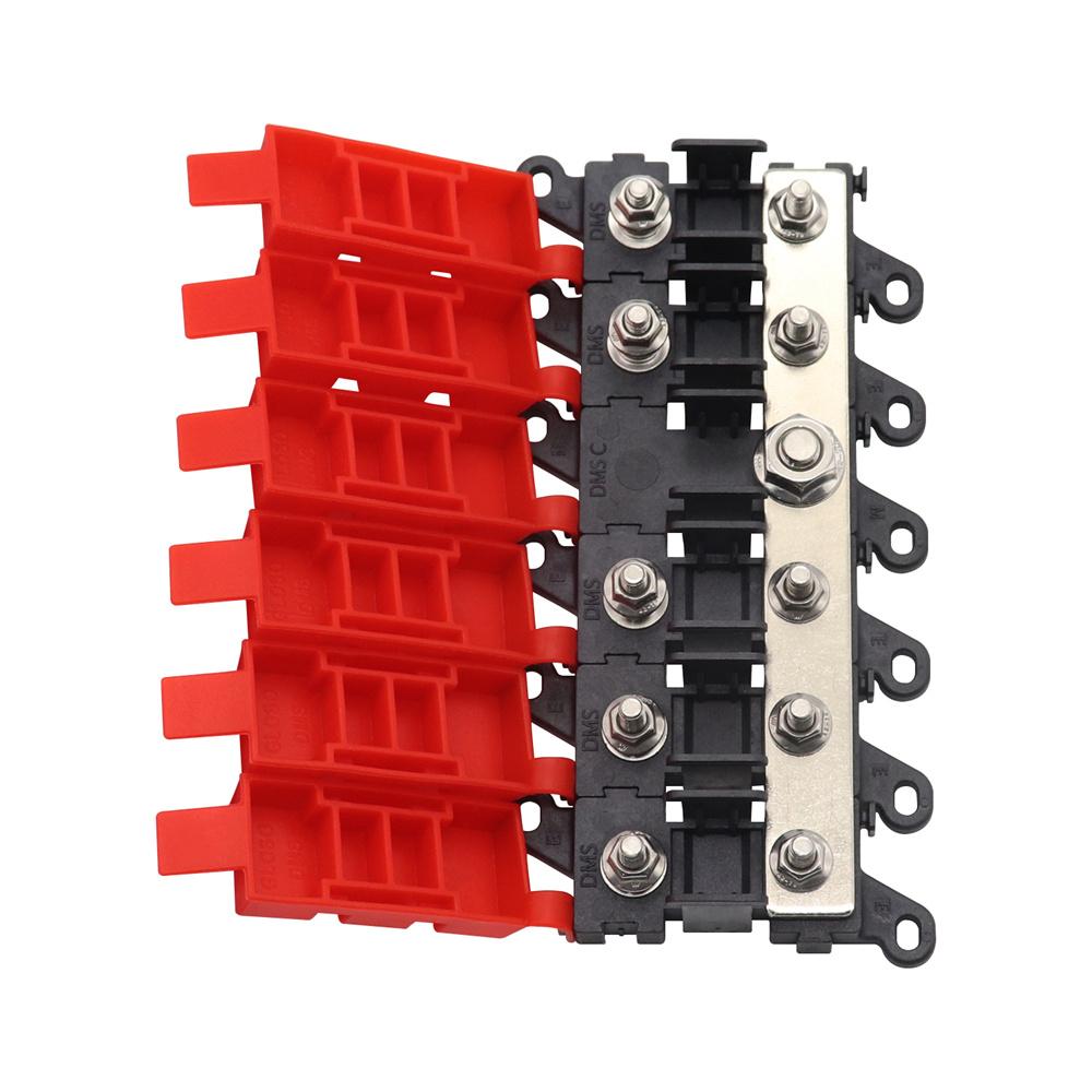 Распределительный блок 1 вход 5 выходов 5-позиционный держатель предохранителей с предохранителями 30A 60A 100A