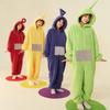 2023 Teletubbies Costumes Soft Long Sleeves Piece Pajamas Costume Lala Home Clothes Cosplay Adult Unisex Party Wear One Piece Pajamas Couple Home
