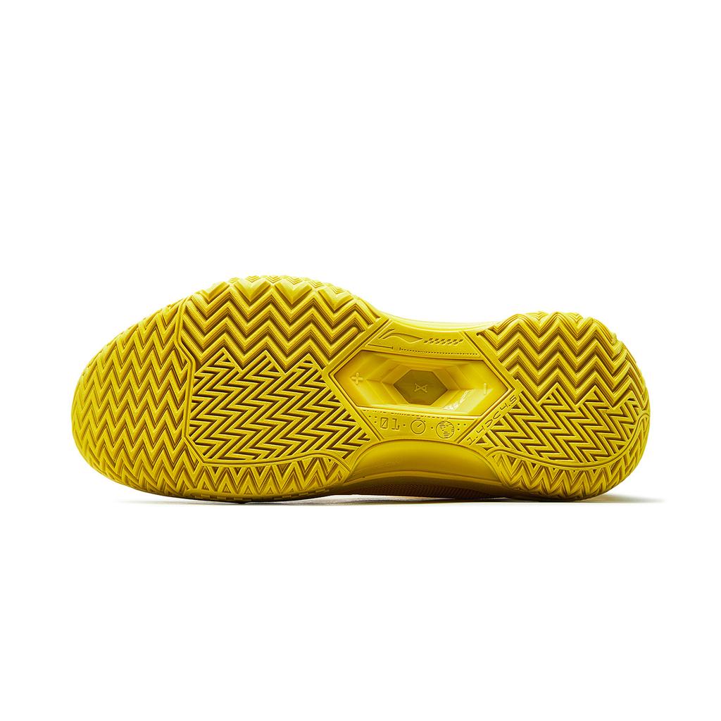 New LiNing Shudder Heart Flame Low Top Basketball Shoes Men's Radiant Yellow ABFU019-1