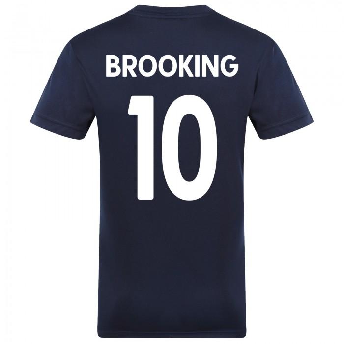 West Ham United FC Мужская футболка Brooking 10 из полиэстера