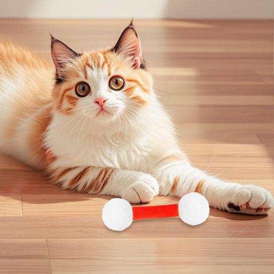 Игрушка с кошачьей мятой, котенок, самостоятельная игра, охота, пиналка, интерактивная игрушка для прорезывания зубов, мягкая плюшевая пиналка для домашних кошек, котят