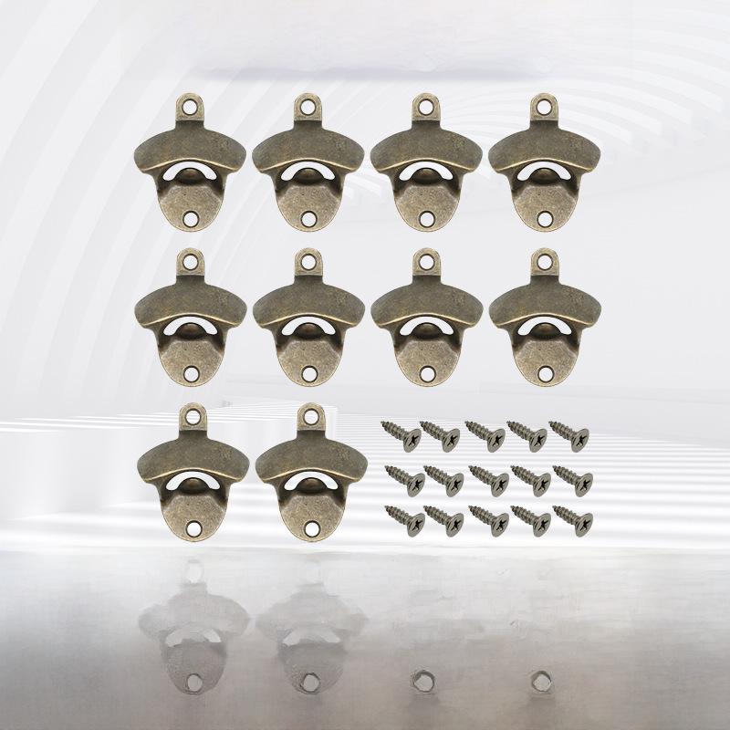 Cross Border Amazon Beer Bottle Opener Opp10 Pack Red bronze
