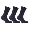 Childrens/Kids Plain Cotton Rich School Socks (Pack Of 3)