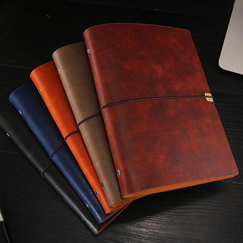 Органайзер расписаний Список Еженедельный Кожаный Блокнот на резинке Блокнот Канцелярские принадлежности На кольцах