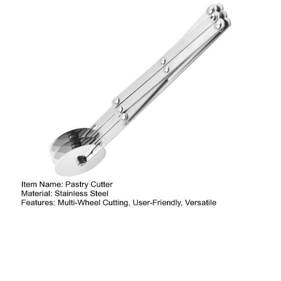 Многоколесный нож для пиццы, регулируемый ролик для теста с 3/5/7 лезвиями для нарезки одинаковых ломтиков, расширяемый нож для пиццы, разделитель для теста для печенья