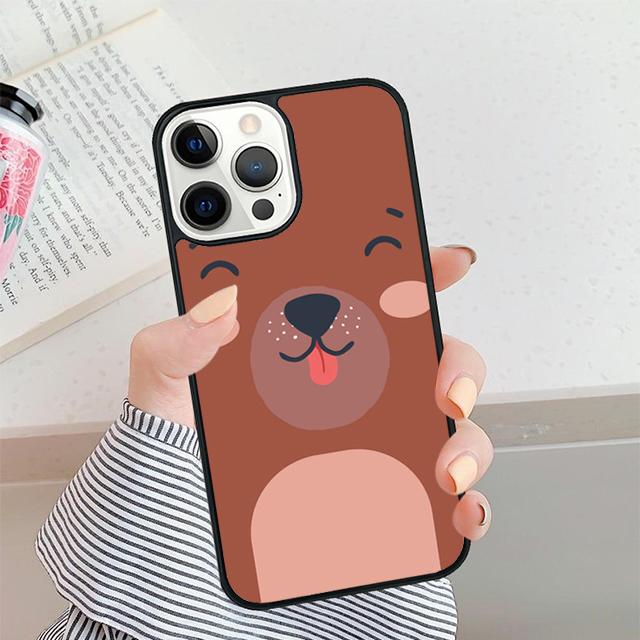 Cartoon Cute Background Phone Case For iPhone 17 Air 16 15 14 plus 12 13 Pro max Soft Bumper Shell Cover coque