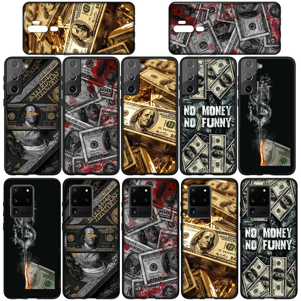 Чехол для iPhone 16 15 Xiaomi Redmi Note 14 13 12 11 Pro Max X 8 9 16e Samsung Galaxy S25 S24 S23 Moto G85 OPPO Huawei Money 100 Dollars 1 Phone Case
