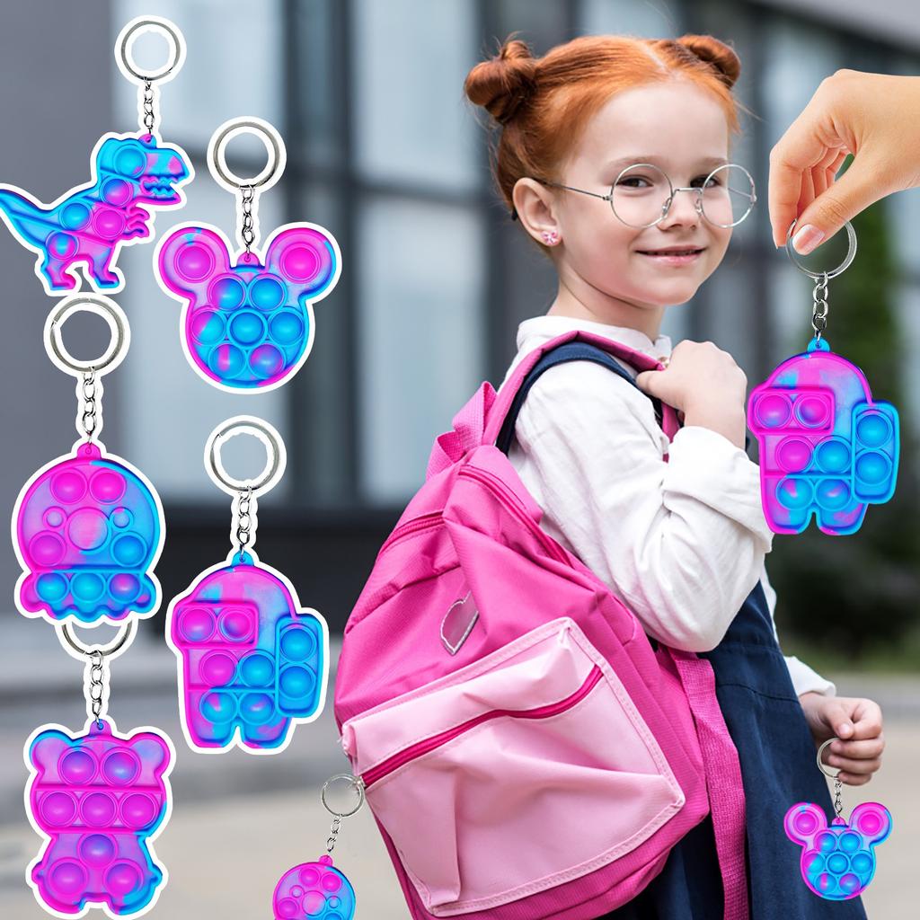 Игрушка для снятия стресса Аутичные дети Взрослый Праздничная игрушка Брелок 5 шт.