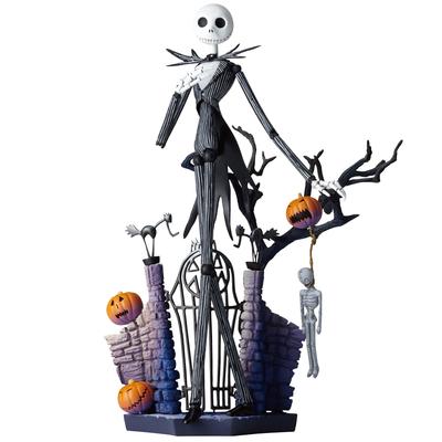 Legacy OF Revoltech Джек Скеллингтон, окрашенный люминесцентной краской, Джек Скеллингтон, 185 мм, окрашенная фигурка, версия. приблизительно. АБС и ПВХ