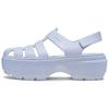 Crocs Igloo Comfortable and Versatile Roman Sandals 5cm Women's Blue