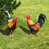 1Pcs Garden Statue Acrylic Chicken Sculpture For Yard Decor Figurine