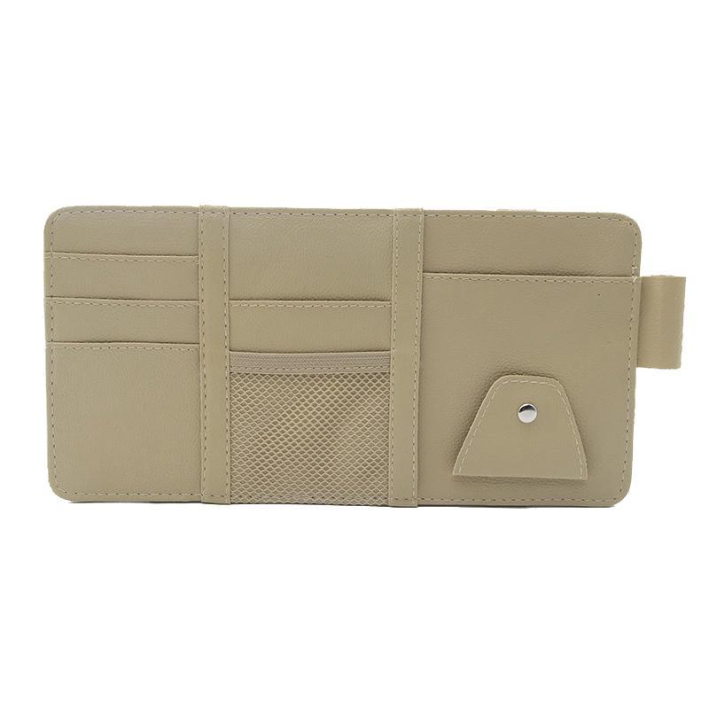 Multi-Function Car Sun Visor Organizer Multi-Pocket Auto Interior Accessories Pocket Organizer Car Document Storage Pouch