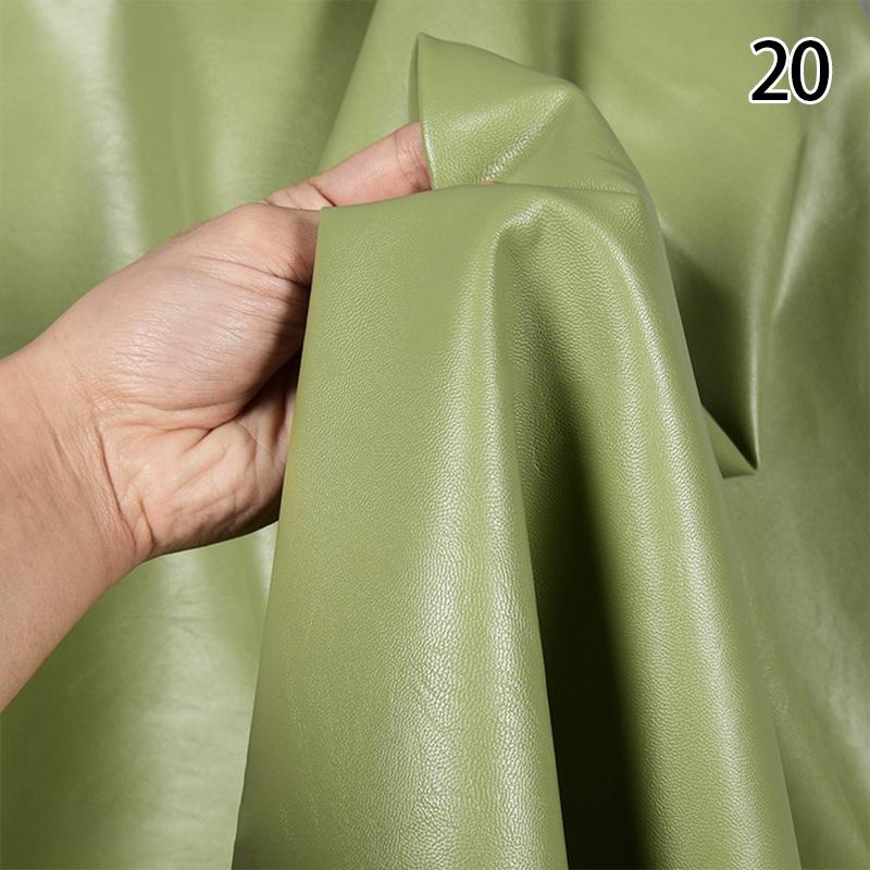 50*140m Matte Faux Leather Fabric Stretch Imitation Sheepskin Soft PU Fabric DIY Sewing Motorcycle Jacket Clothes Material